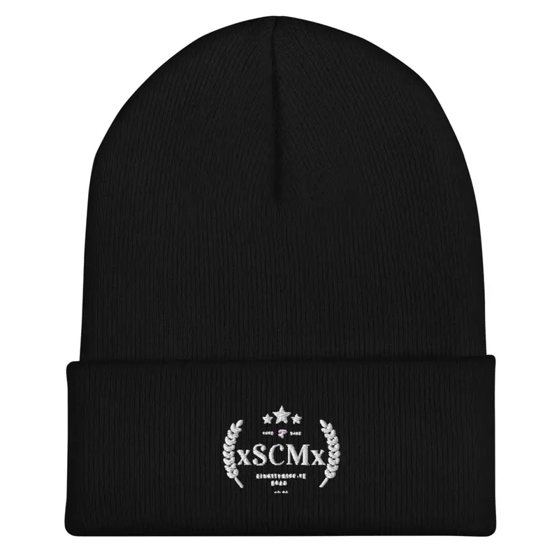 Stitched xSCMx Skull Cap